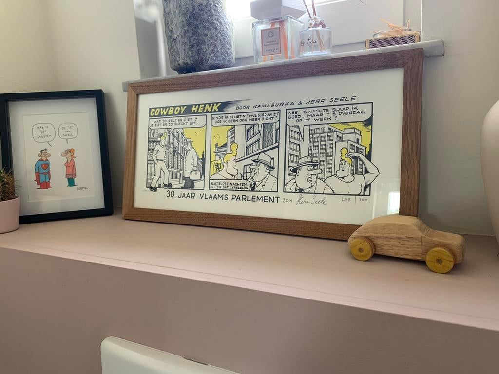 Litho cowboy Henk door Herr Seele, Ophalen of Verzenden