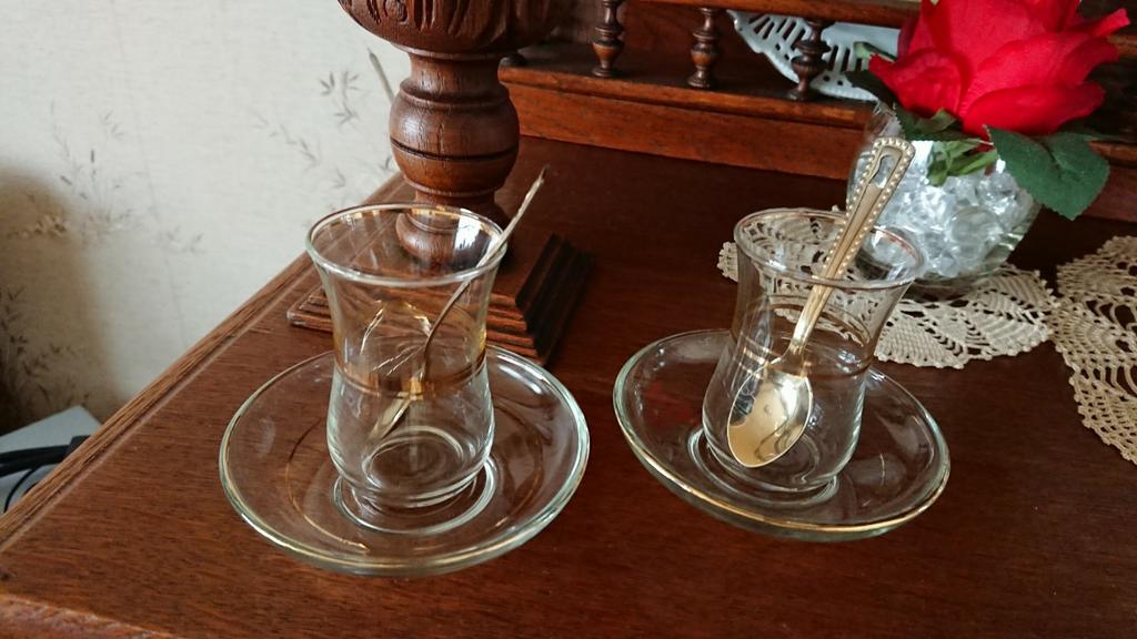 Turkse theekopjes, Ophalen of Verzenden