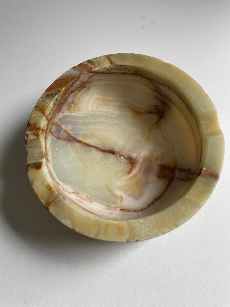 Midcentury Onyx Marble Ashtray, Enlèvement