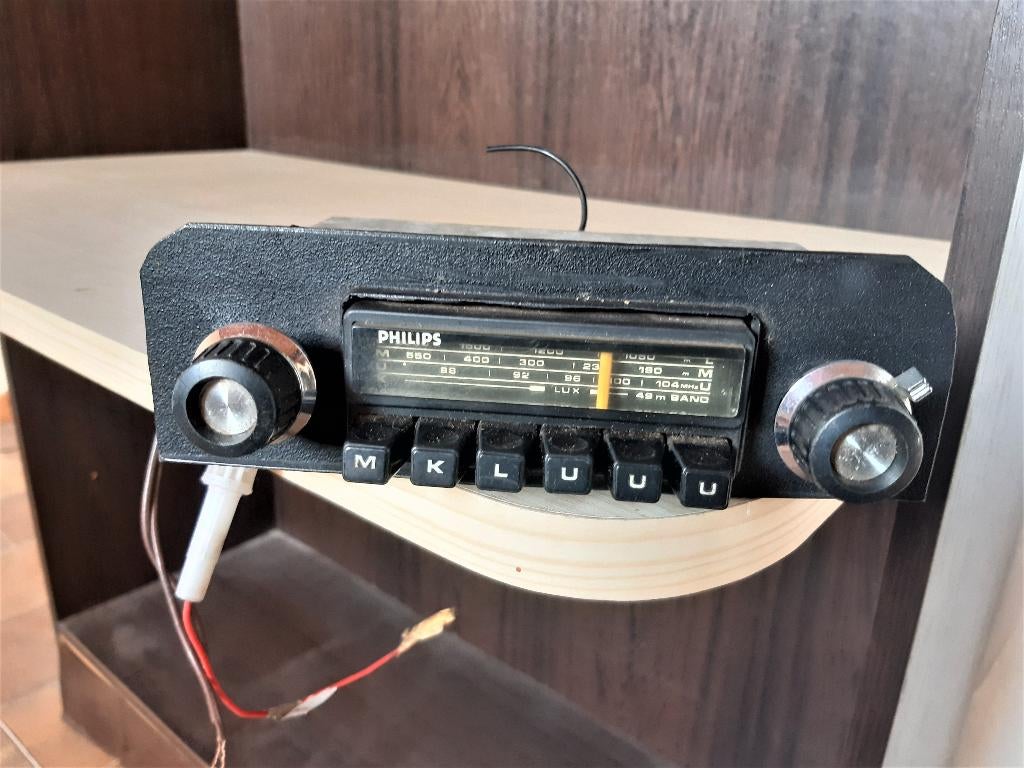 vintage retro , Philips type 22RN531/00 oldtimer autoradio., Ophalen of Verzenden