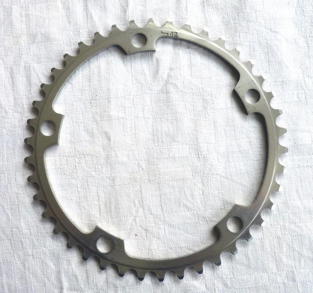 Ofmega vintage kettingblad 42T - bcd 144, Fietsen en Brommers, Crankstel of Pedalen, Oldtimer, Ofmega, Ophalen of Verzenden