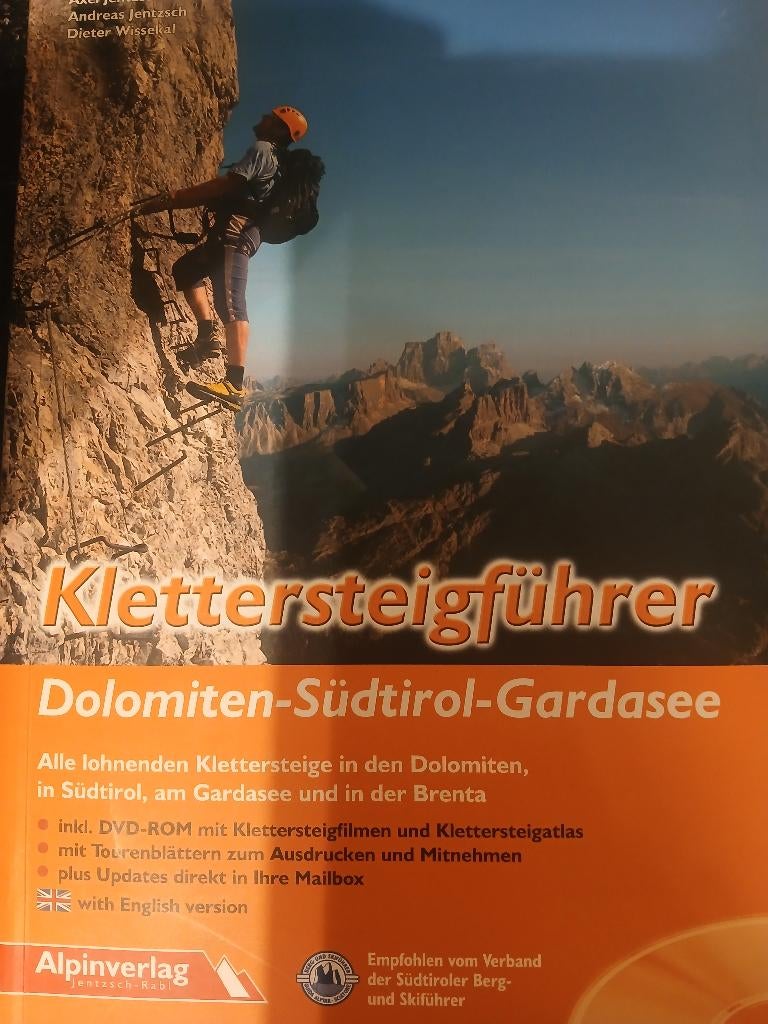 Klettersteighuhrer Dolomieten-Sudtirol-Gardasee, Sports & Fitness, Escalade, Enlèvement, Comme neuf, Accessoire d'escalade
