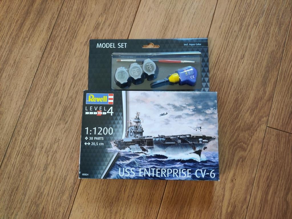 Kit de modélisation Revell USS Enterprise CV6, Hobby & Loisirs créatifs, Modélisme | Bateaux & Navires, Enlèvement ou Envoi, Revell