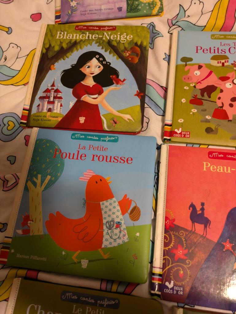 7 x livres enfants 2 coqs d'or chaperon rouge ect.., Boeken, Kinderboeken | Baby's en Peuters, Zo goed als nieuw, 2 tot 3 jaar