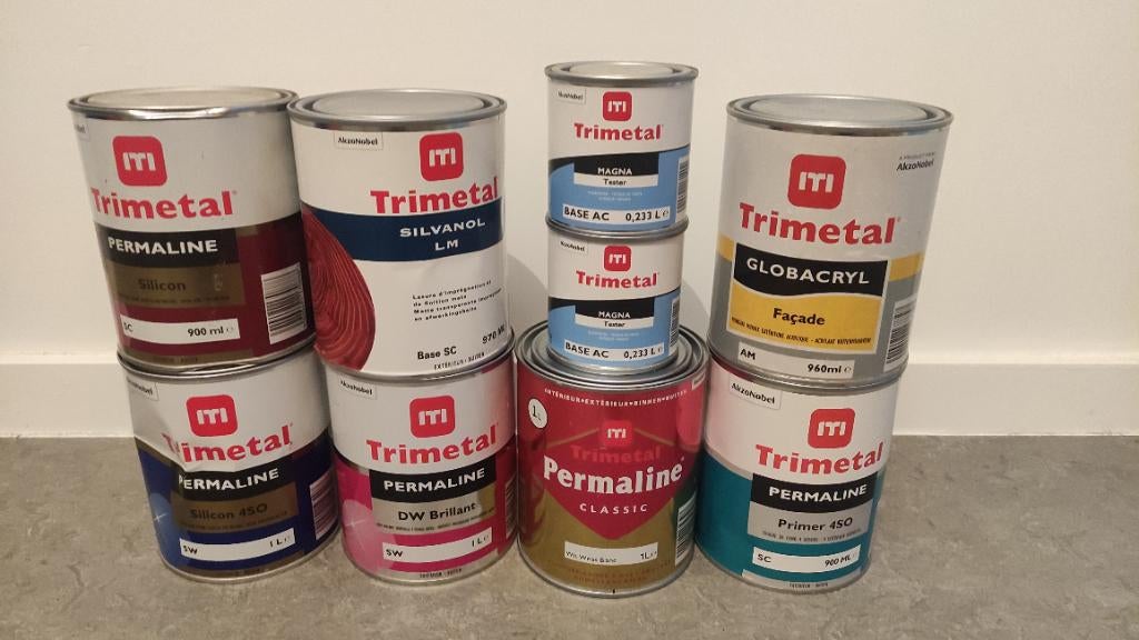 Trimetal peinture, lasure.., Bricolage & Construction, Enlèvement, Neuf, Lasure