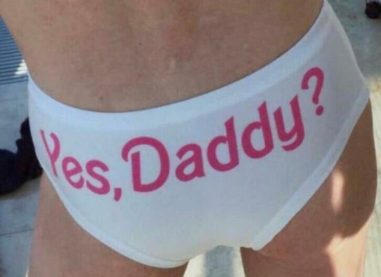 Sissy - Culotte CD taille S ou taille M, Envoi, Blanc, Slip