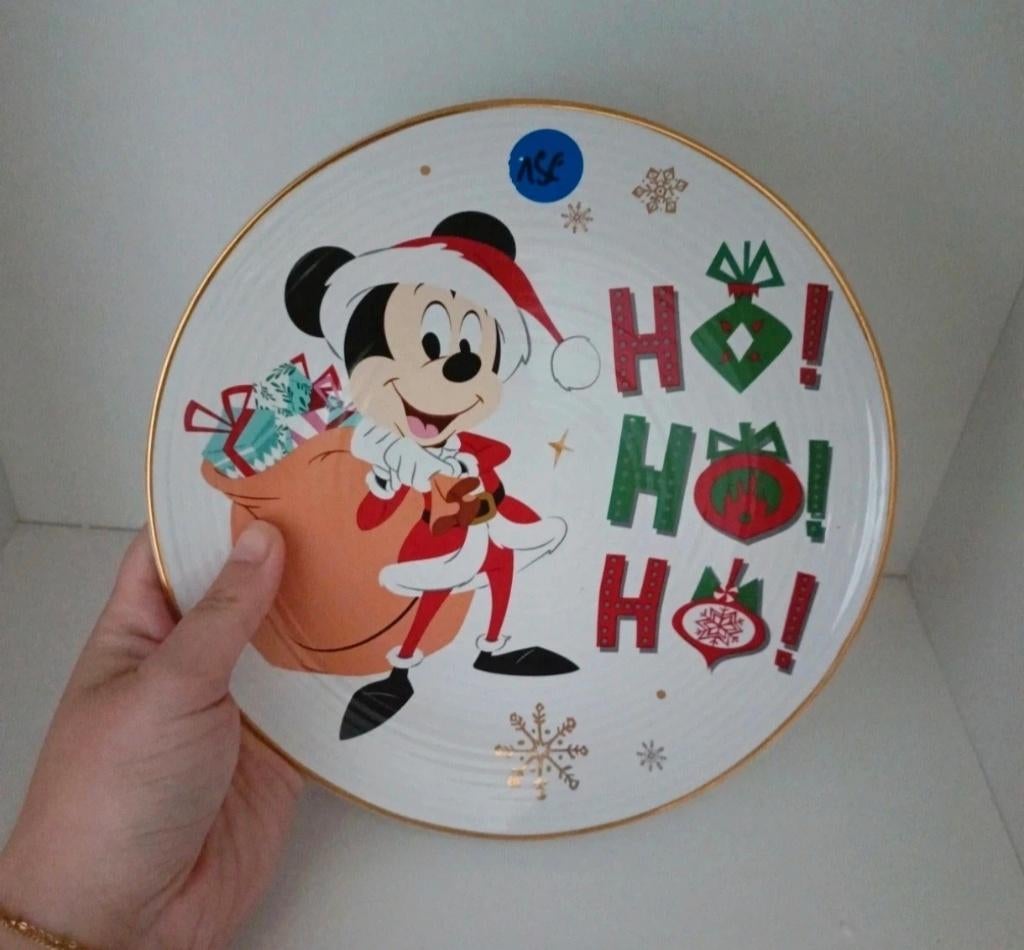 Assiette Disney Mickey noël, Enlèvement ou Envoi
