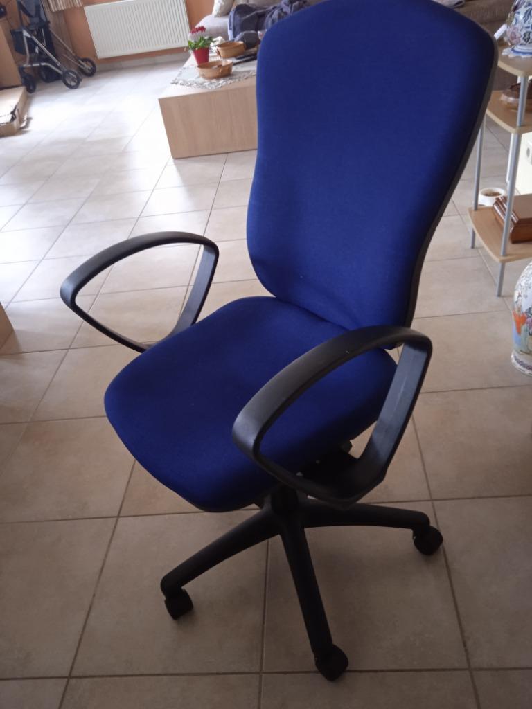 Bureaustoel., Maison & Meubles, Comme neuf, Enlèvement, Bleu, Chaise de bureau