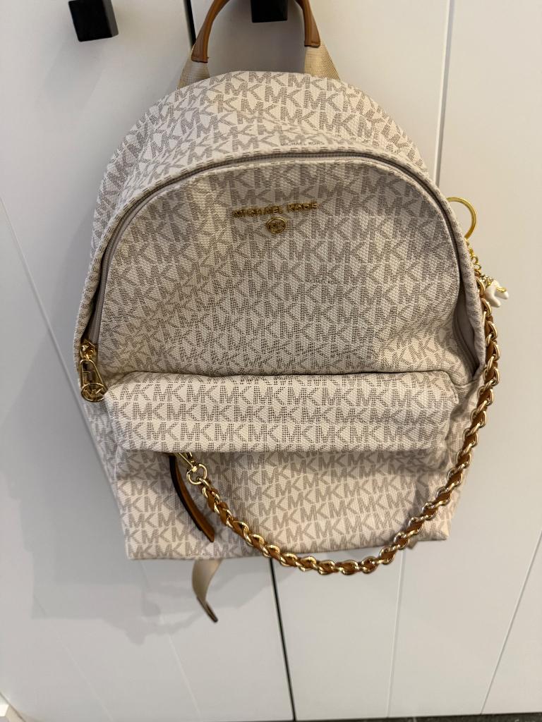 Michael Kors rugzak, Ophalen, Zo goed als nieuw, Wit, Overige typen