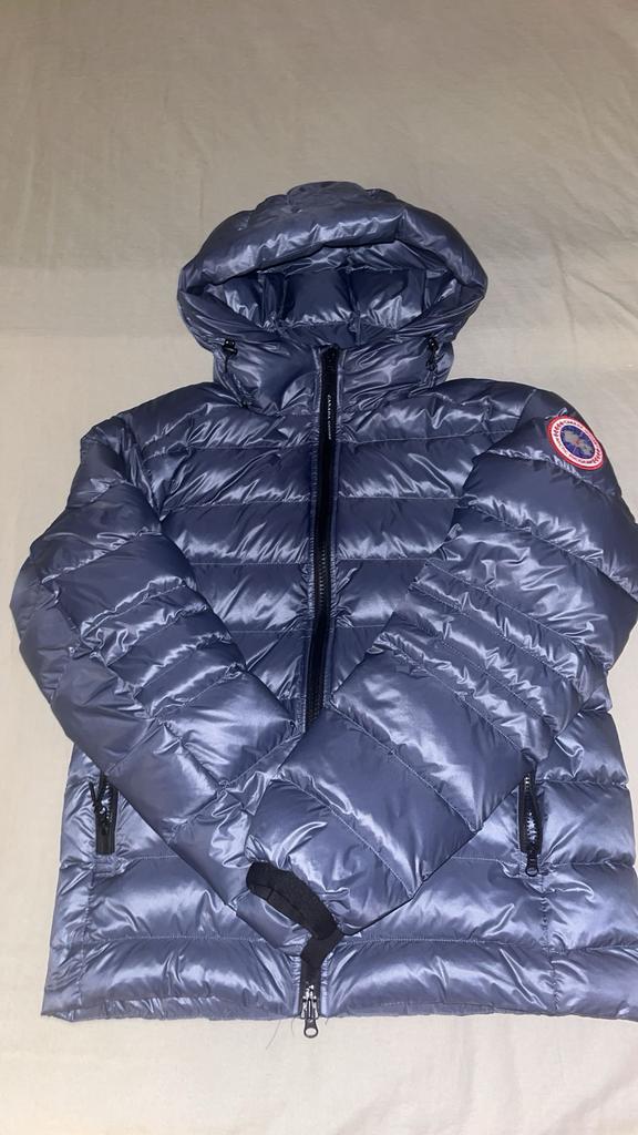Blauwe Canada goose puffer jas, Ophalen of Verzenden, Nieuw, Maat 48/50 (M), Blauw