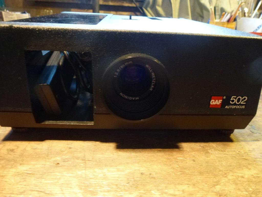 Projecteur pour dias GAF type 502 (n°1)  - parfait état, Enlèvement ou Envoi, Comme neuf