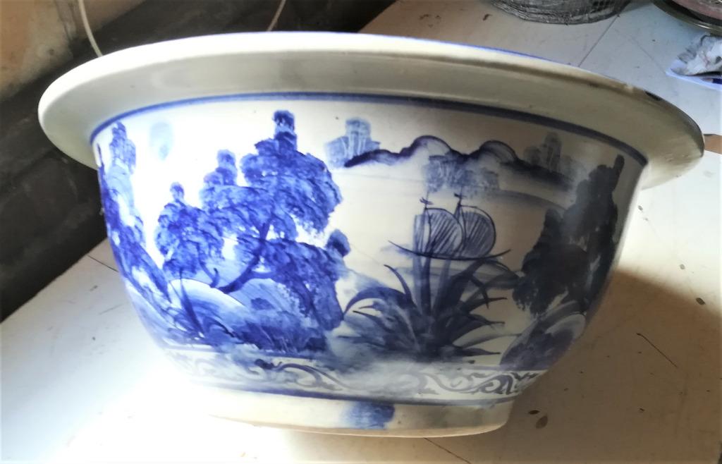 2 grote oude bassins China, Antiek en Kunst, Antiek | Vazen, Ophalen