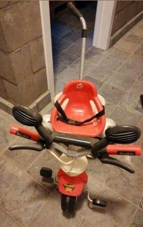 DRIEWIELER KINDER FIETS MET DUWSTANG BABY KIND SPEELGOED, Ophalen of Verzenden, Gebruikt, Duwstang