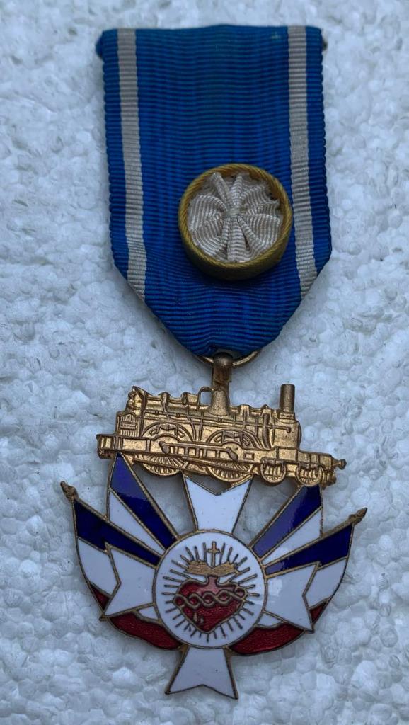 Medaille, Frankrijk, Chemin de Fer, 1ste klasse, Collections, Enlèvement ou Envoi, Utilisé, Train, Autres types