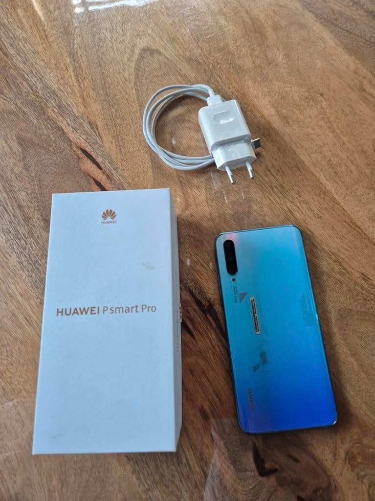 Huawei p smart pro zo goed als nieuw, Ophalen, Zo goed als nieuw, Blauw