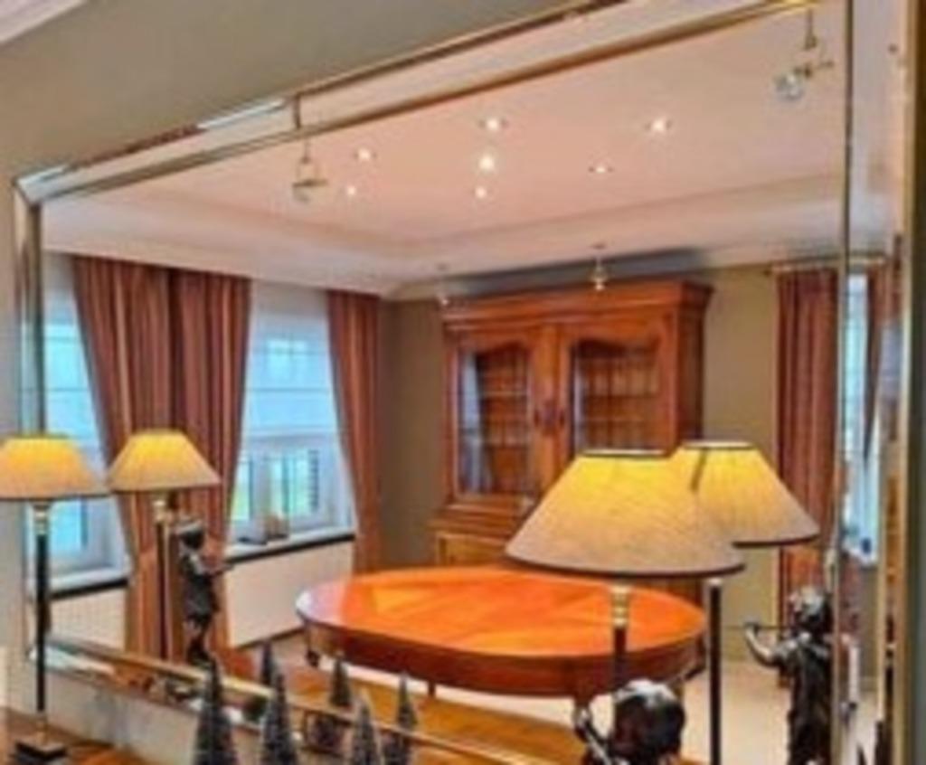 Prachtige DEKNUDT-spiegel 160x96cm, tijdloos, onberispelijke, Antiek en Kunst, Antiek | Spiegels, 150 tot 200 cm, Minder dan 100 cm