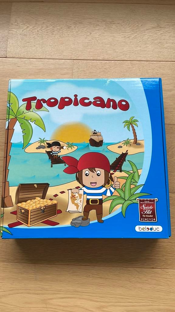 Gezelschapsspel tropicano piraten, Hobby en Vrije tijd, Ophalen, Zo goed als nieuw