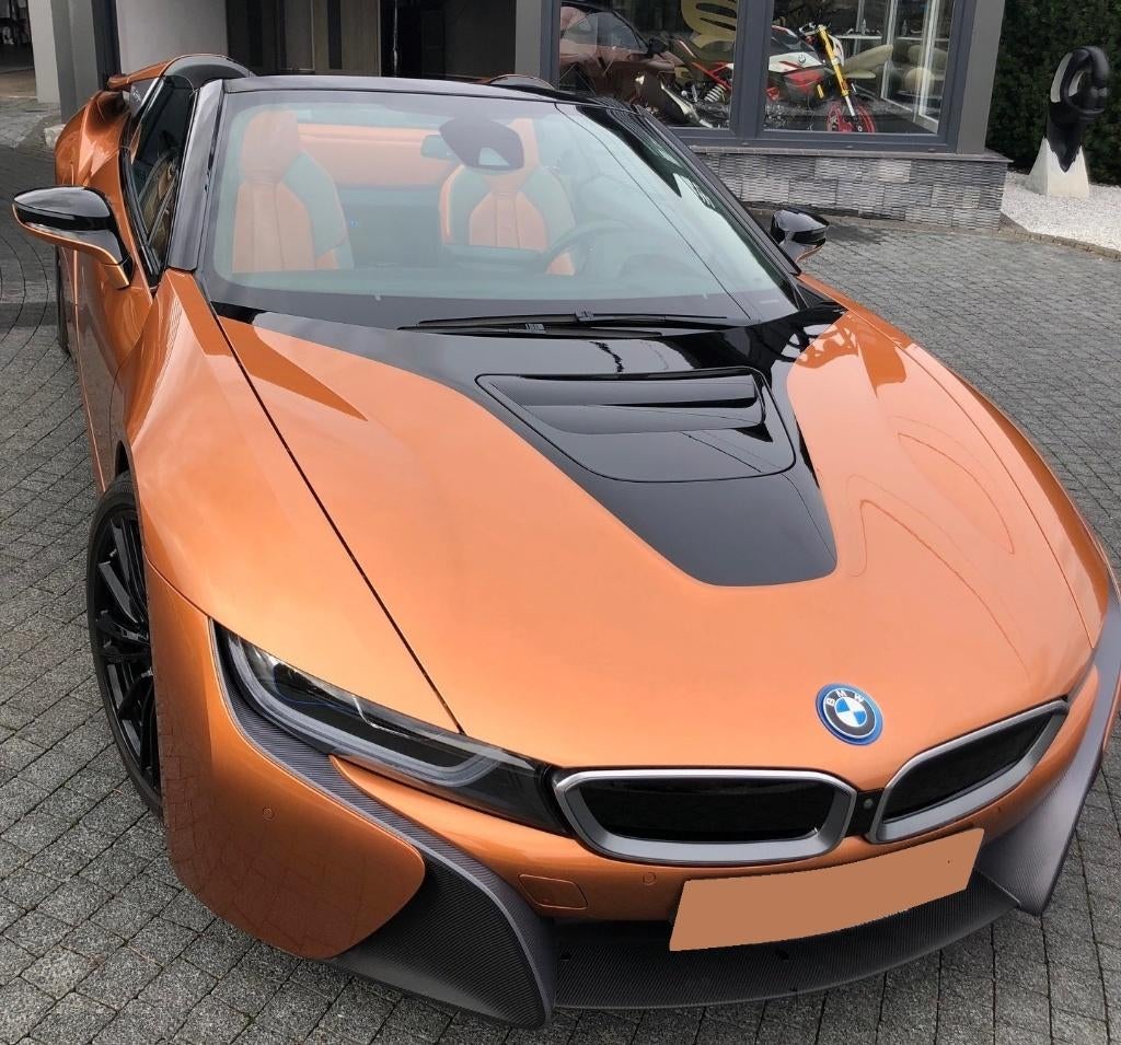 BMW i8 Cabrio eDrive 20"-HUD-Leder-360 2018 65dkm import EU, Autos, BMW, Cuir, Achat, Euro 6, Autres couleurs