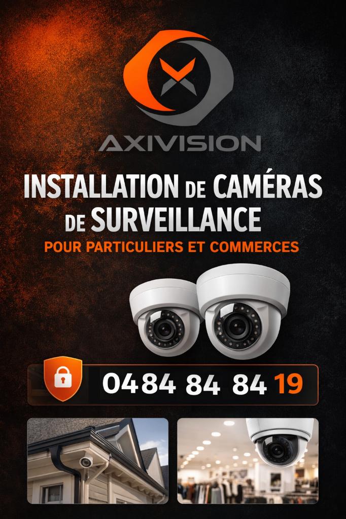 Installation de cameras de surveillance PRO, Enlèvement, Neuf, Caméra extérieure