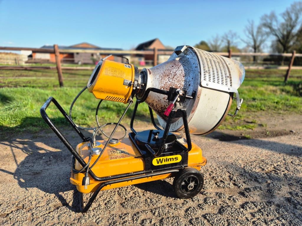 Krachtige petroleum brander WILMS, Ophalen