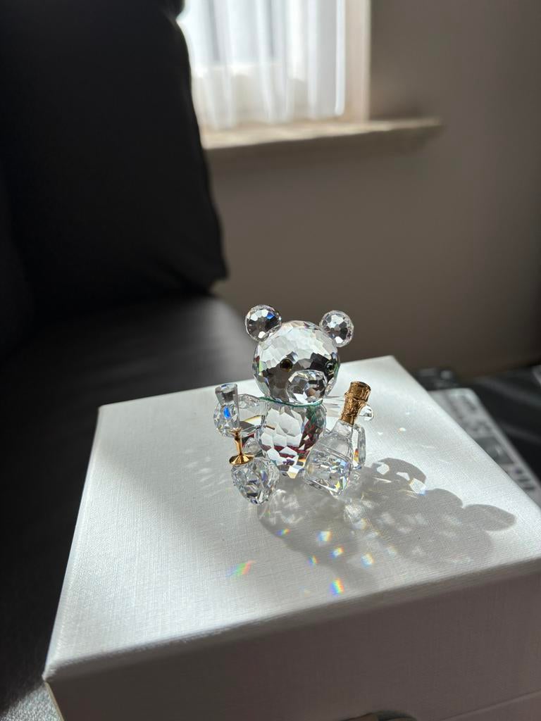 Verschillend swarovski beertjes met doos, Ophalen, Zo goed als nieuw