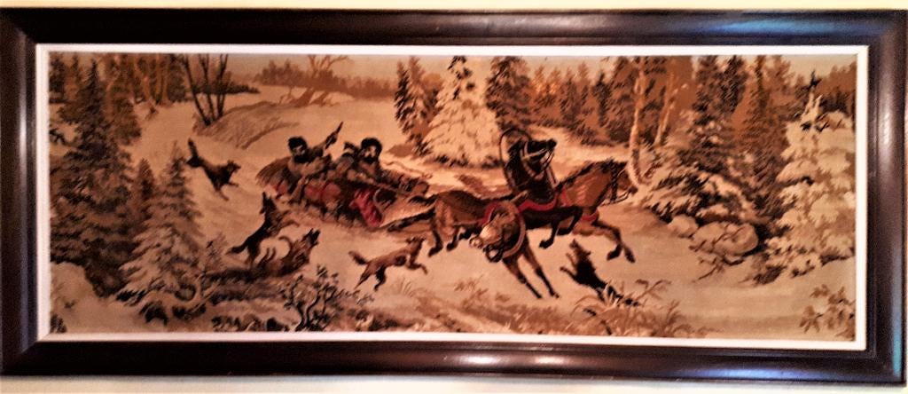 Wandtapijt „Hunting”, Antiek en Kunst, Antiek | Tapijten, Tafelkleden en Textiel, Ophalen