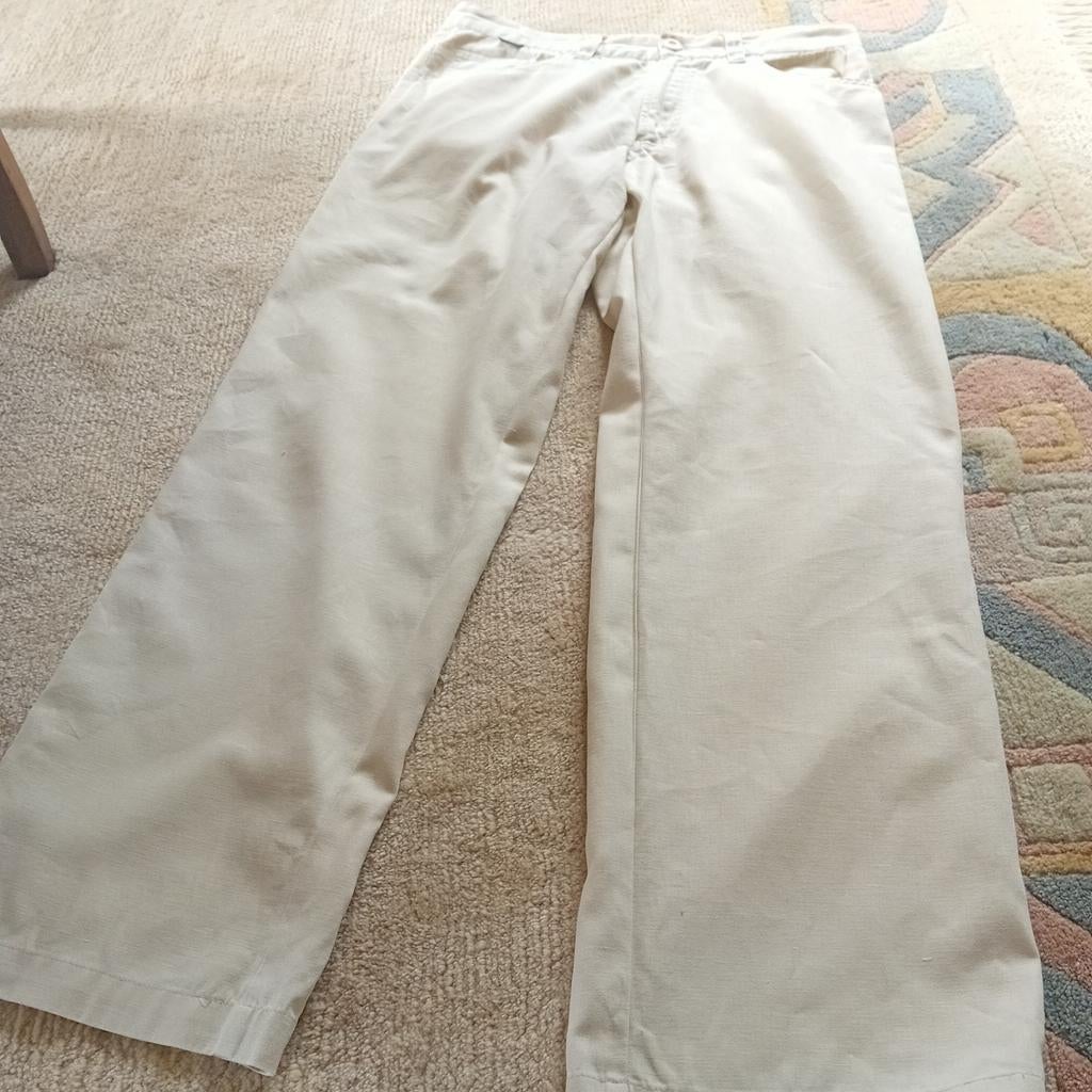 Linnen heren broek biaggini maat 52, Kleding | Heren, Overige Herenkleding, Ophalen of Verzenden