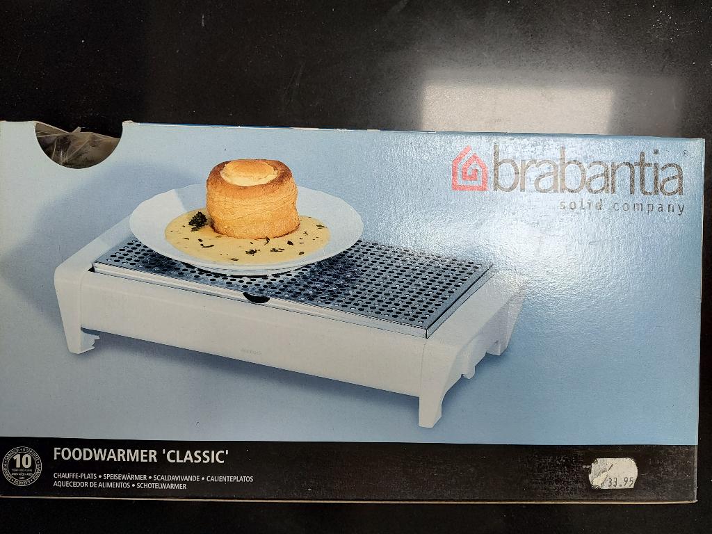 Brabantia Schotelwarmer, Huis en Inrichting, Keuken | Keukenbenodigdheden, Ophalen, Nieuw