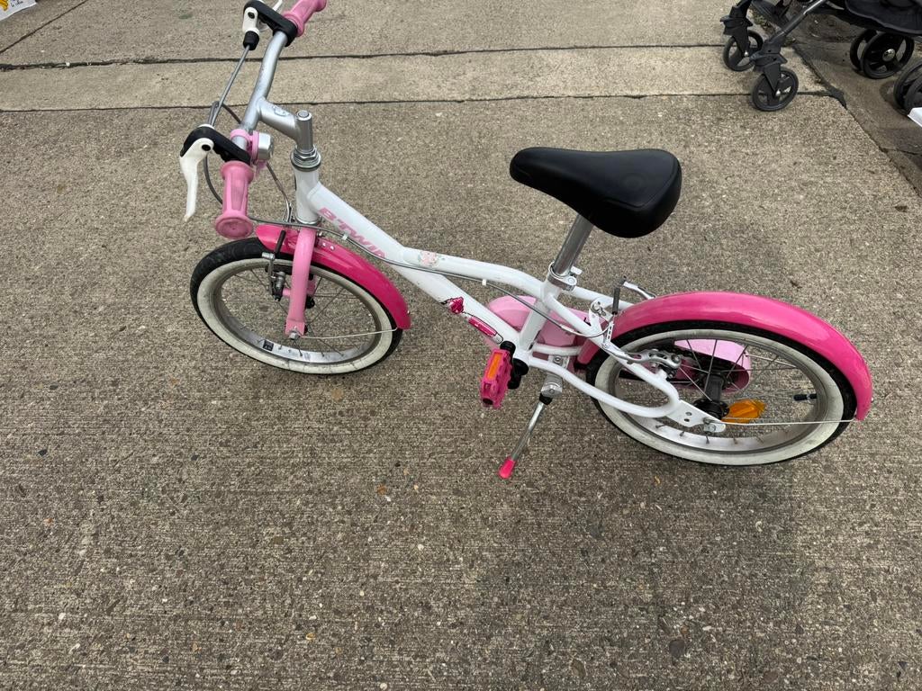 B’twin meisjesfiets 16 inch Doctor Girl, Fietsen en Brommers, Ophalen, Gebruikt, 16 tot 20 inch