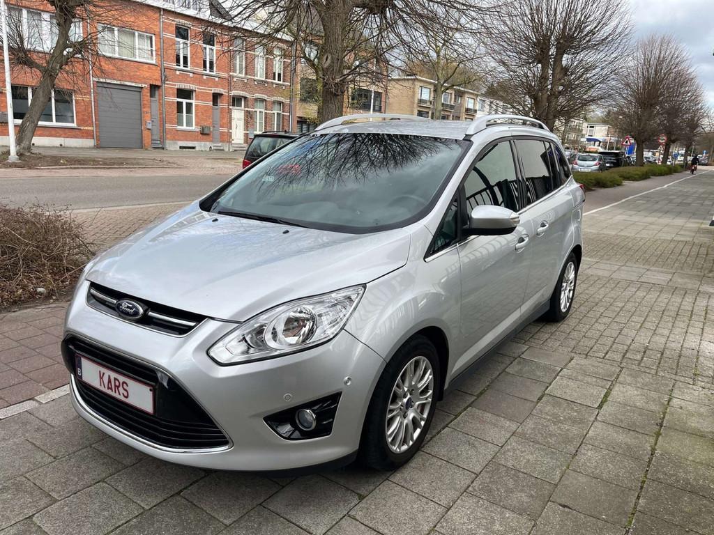 Ford Grand C-Max Titanium (année de construction 2012), Cuir, Achat, 105 ch, https://public.car-pass.be/vhr/c0be9ea0-e7b4-4dca-9ee6-6bb560529956