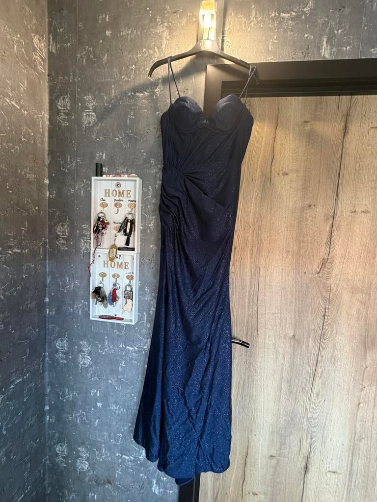 gala kleed te koop ( van dressed boutique sittard ), Galajurk, Blauw, Zo goed als nieuw, Ophalen