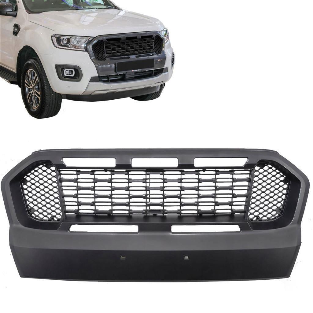 Honingraat Performance Grill Zwart Black Look Voor Ford Rang, Verzenden