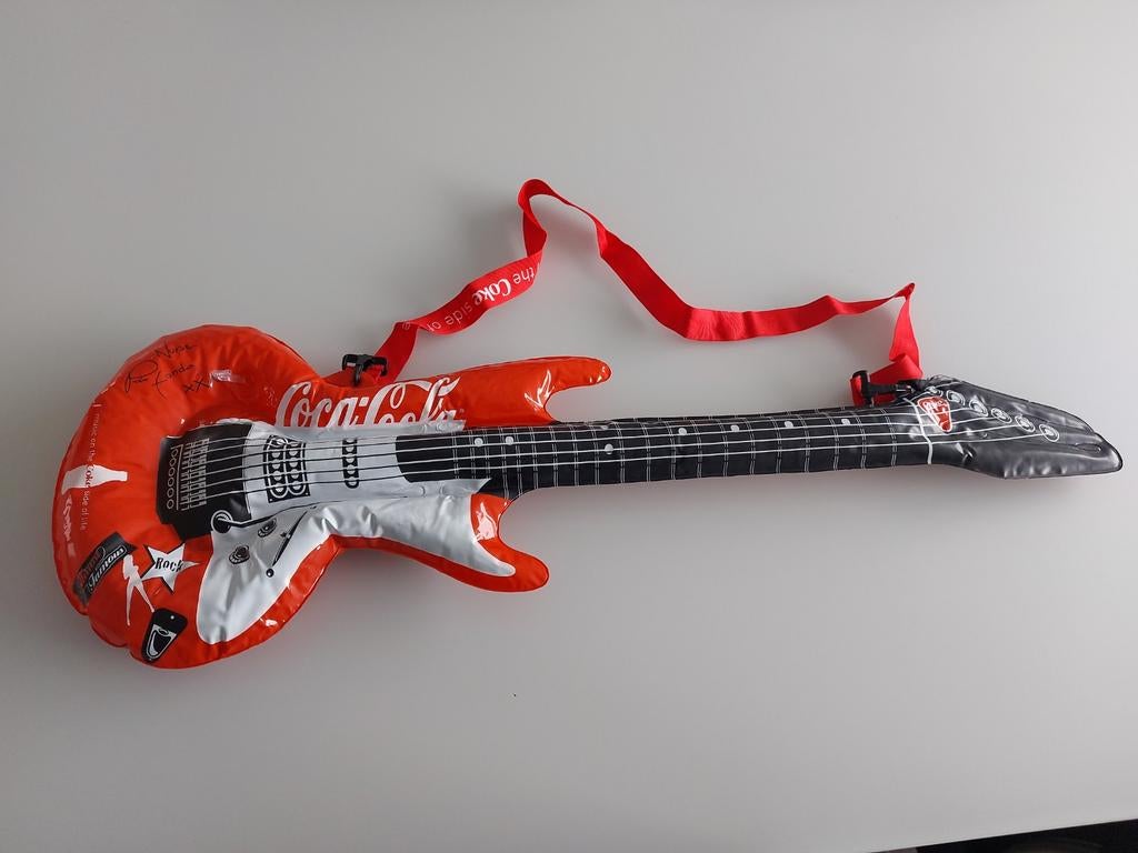 Opblaasbare gitaar coca cola (nieuw), Ophalen of Verzenden, Nieuw, Overige typen