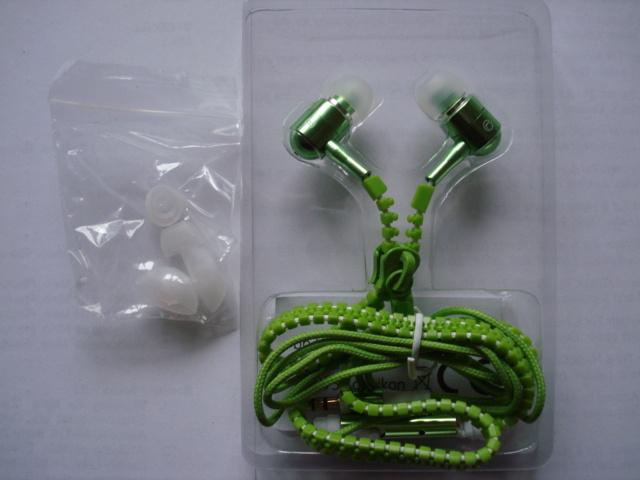Écouteurs intra-auriculaires In-ear headphones zipper, Envoi, Neuf, Supra-aural