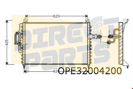 Opel Omega A (-12/89) (2.0) condensor OES! 90214511, -, -, Nieuw, Ophalen of Verzenden