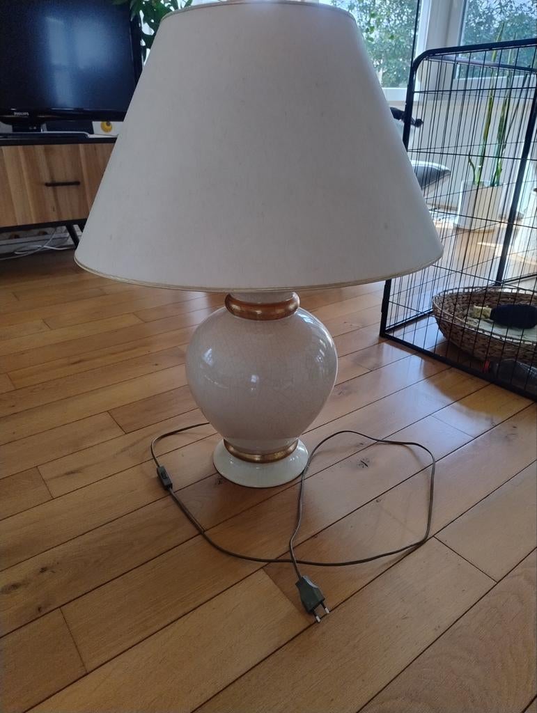 Prachtige vintage tafellamp Le Dauphin, Huis en Inrichting, Lampen | Tafellampen, Ophalen