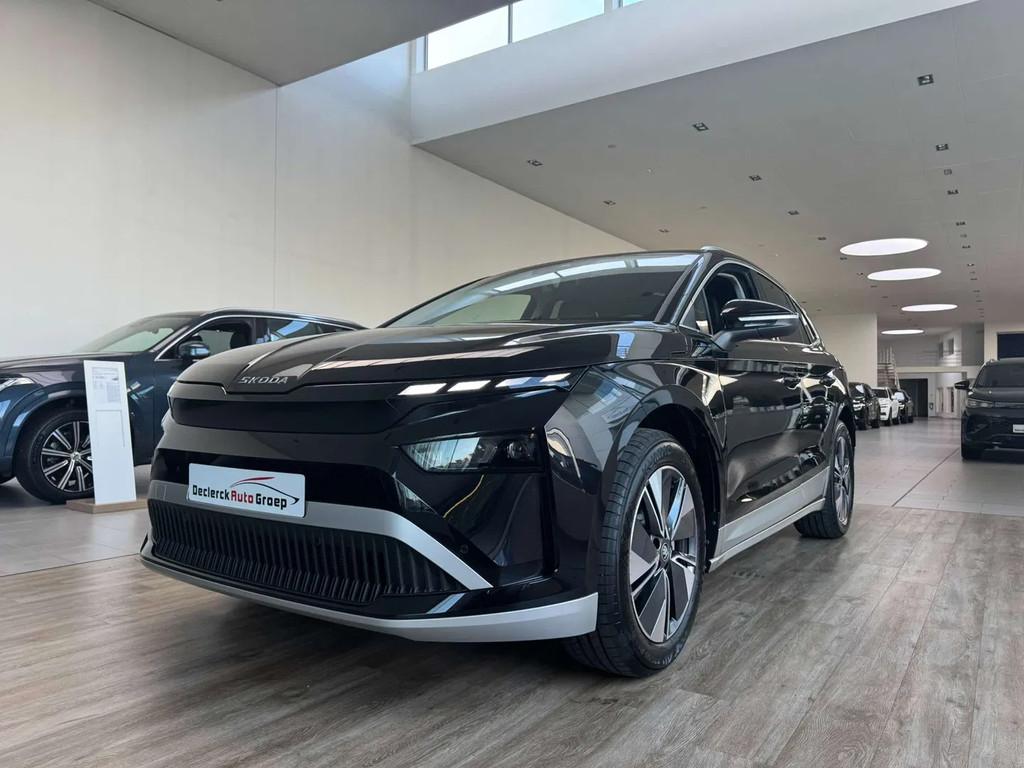 Skoda Enyaq 85 iV CORPORATE*SPLINTERNIEUW*STOCKWAGEN*TOPAANB, Auto's, Automaat, Zwart, Zwart, Elektrisch