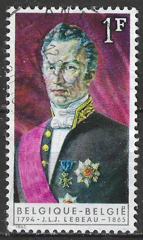 Belgie 1965 - Yvert/OBP 1351 - Joseph Lebeau (ST), Verzenden, Gestempeld, Gestempeld