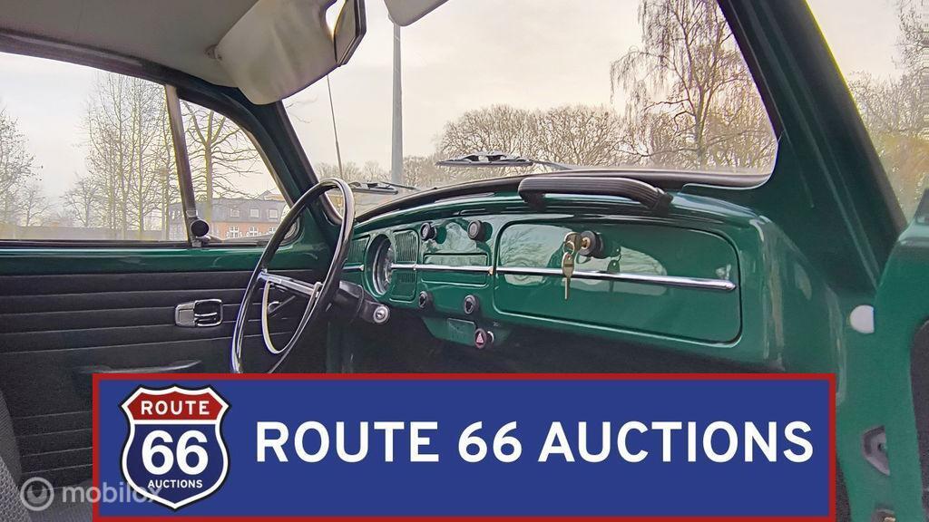 Volkswagen Beetle 1300 | 1968 | Route 66 Auctions, Auto's, Volkswagen, Zwart, Bedrijf, Handgeschakeld