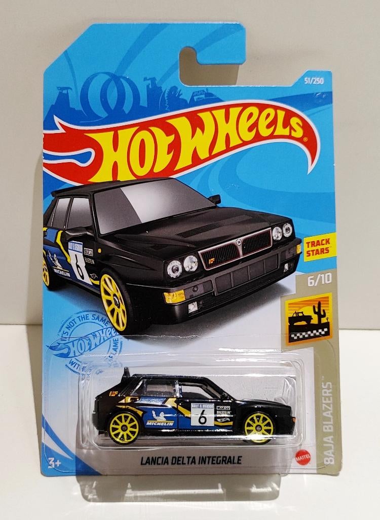 Hot Wheels Lancia Delta Integrale Rally Zwart (2020), Ophalen of Verzenden
