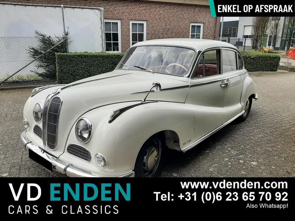 BMW 502 2.6 V8 - Barockengel, Lederen bekleding, Wit, Leder, 2580 cc