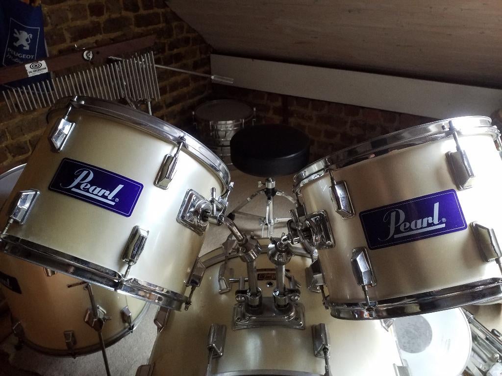 batterie accoustique pearl, Musique & Instruments, Batteries & Percussions, Enlèvement, Utilisé, Pearl