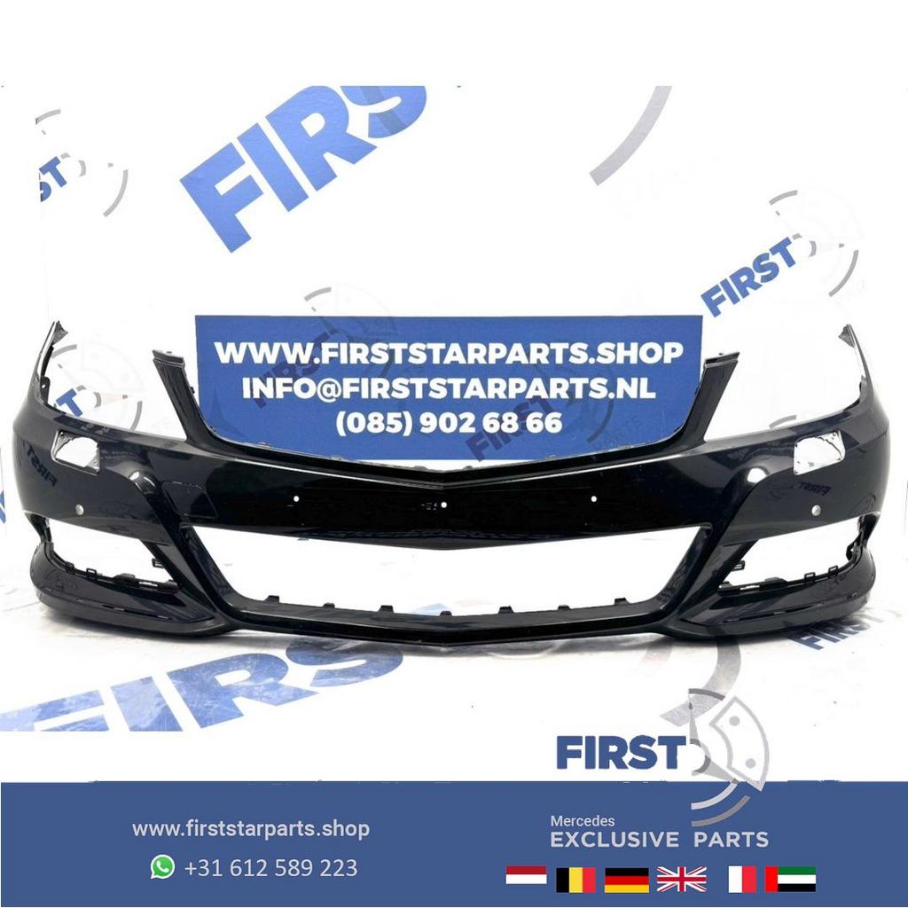 W204 C Klasse voorbumper zwart wit grijs bumper 2007-2014 or, Utilisé, -, Avant, -