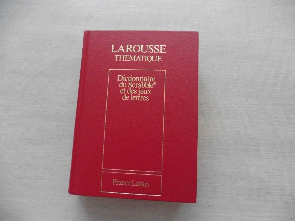 "Dictionnaire du scrabble et des jeux de lettres", Boeken, Hobby en Vrije tijd, Zo goed als nieuw, Overige onderwerpen, Ophalen of Verzenden