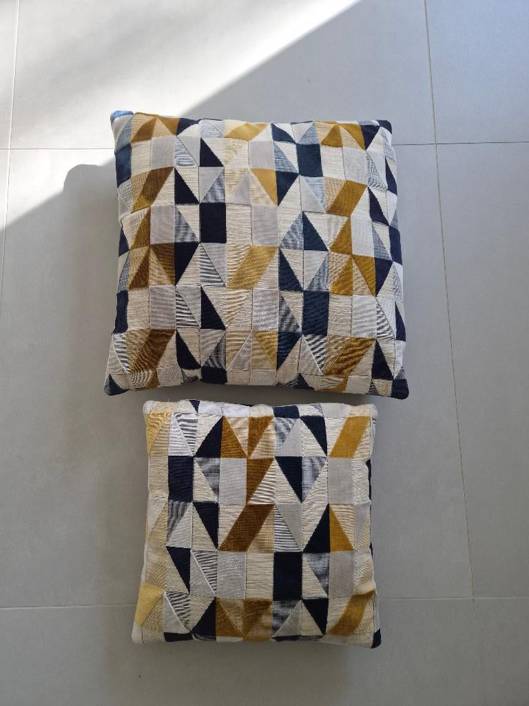 2 kussens juntoo, Ophalen, Nieuw, Overige kleuren, Vierkant