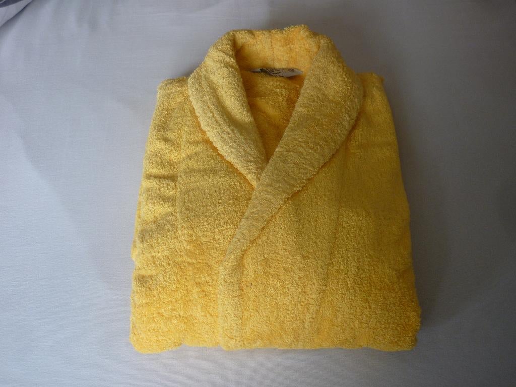 Badjas in Badstof Royal Touch, Kleding | Dames, Ondergoed en Lingerie, Royal Touch, Ophalen of Verzenden, Geel, Badjas