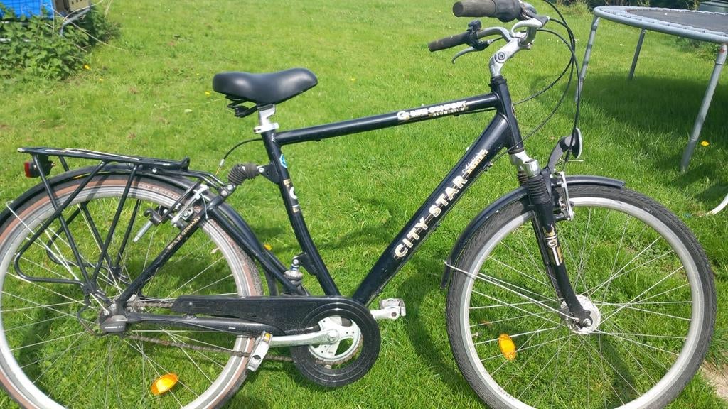 Herenfiets City star 28 inch, Ophalen, Gebruikt, 28 inch