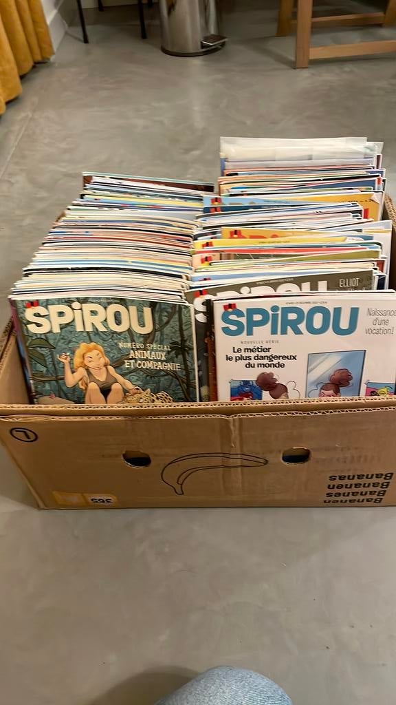 Lot de magazines Spirou 4325 à 4535 (03/03/21 au 12/03/25), Enlèvement, Utilisé, Journal