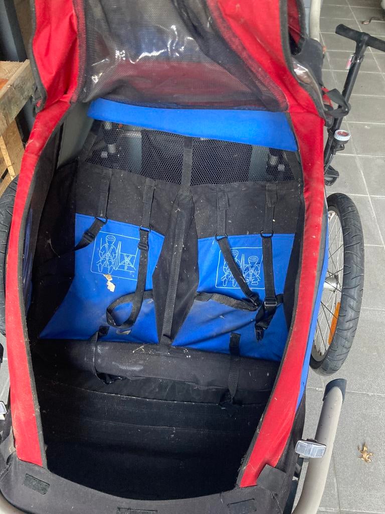 Fietskar Croozer voor 2 kinderen, Enlèvement, Utilisé, Remorque pour enfant, Pliable