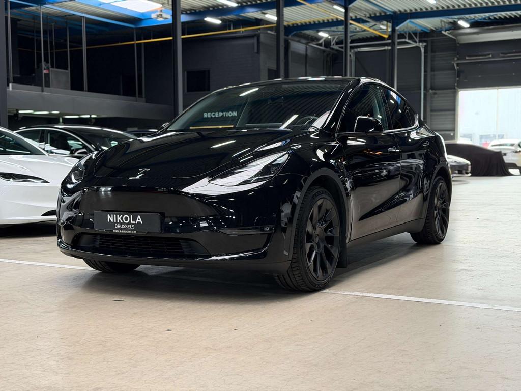 Tesla Model Y LONG RANGE - AWD - HIGHWAY AUTOPILOT, Auto's, Zwart, Zwart, 5 zetels, Model Y